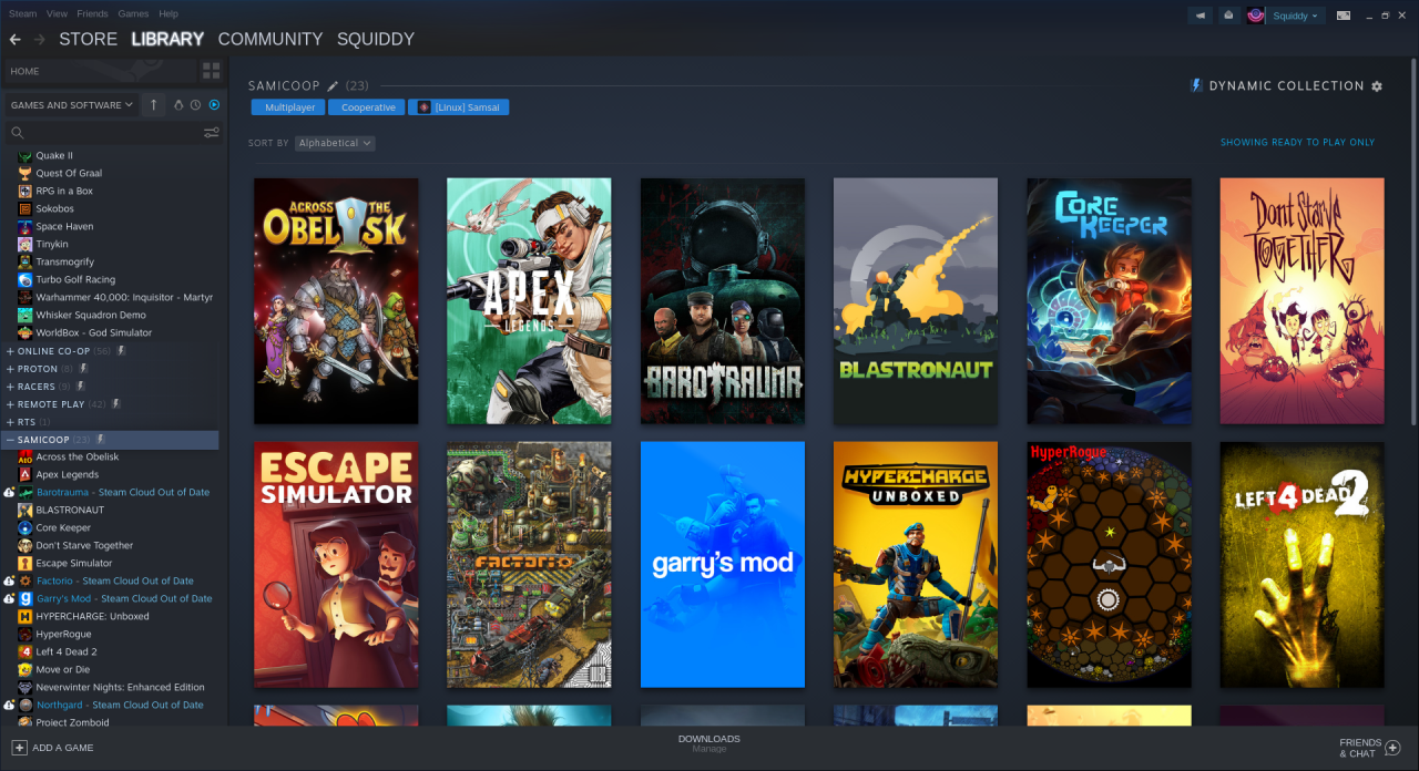 Steam Beta lets you create a collection filtered by games you and ...